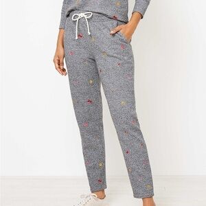 Lou & Grey for Loft Heart Emoji Fleeceback Sweatpants - XS